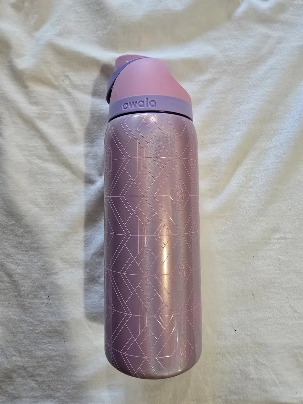 Pink Insulated Water Bottle from wicked- Shimmery Pink
